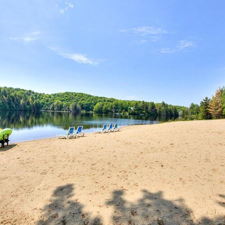 Domaine Chalets Des Pins Rawdon Bagian luar foto