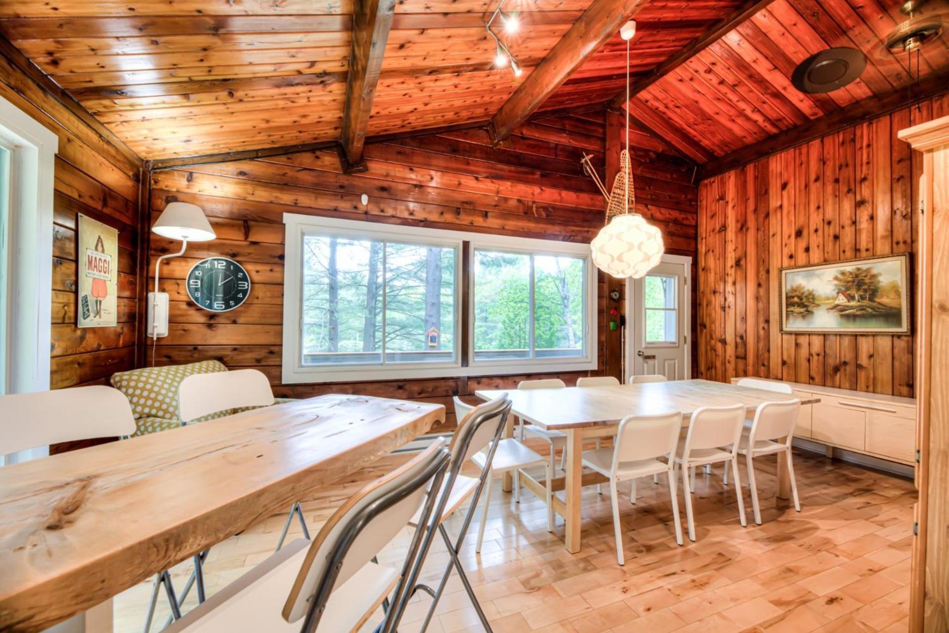 Domaine Chalets Des Pins Rawdon Bagian luar foto